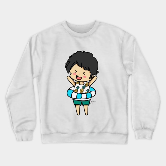 beach Crewneck Sweatshirt by KDaisy.design